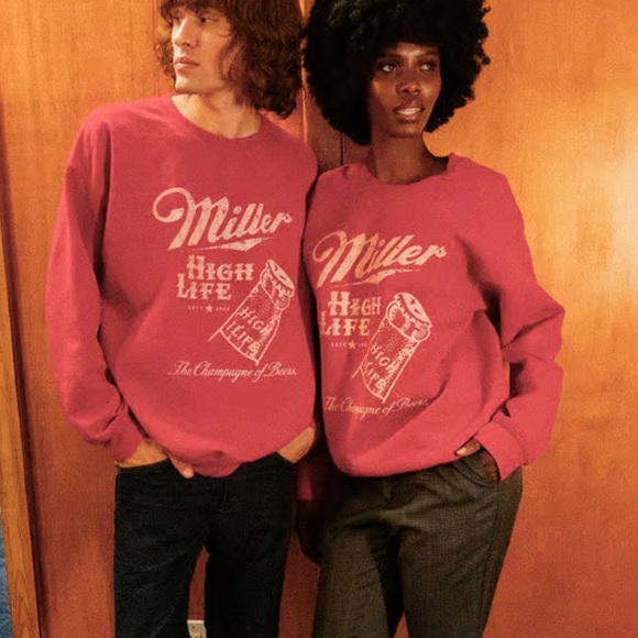 NEW Junk Food Clothing Miller High Life Sweatshirt